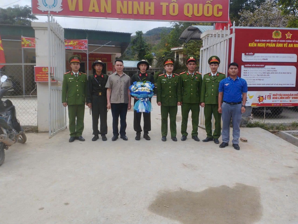 Công an xã Bắc Lý bảo đảm an ninh trật tự Lễ giao, nhận quân năm 2026
