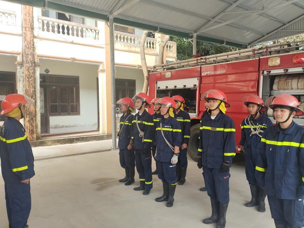 Nghệ An: Lực lượng Cảnh sát PCCC chủ động bảo đảm an toàn phục vụ bầu cử