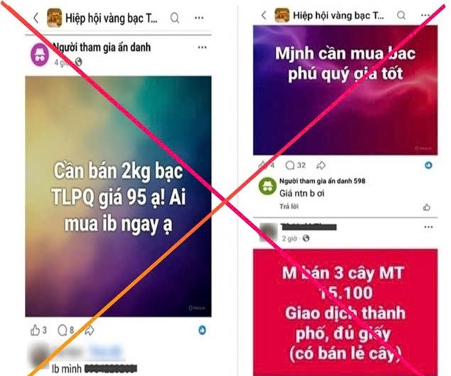 Cảnh báo thủ đoạn lừa đảo mua bán vàng, bạc online trên không gian mạng