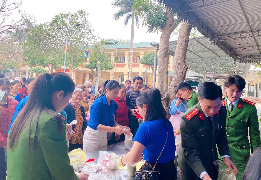 Chi đoàn Công an xã Thuần Trung tổ chức chương trình 