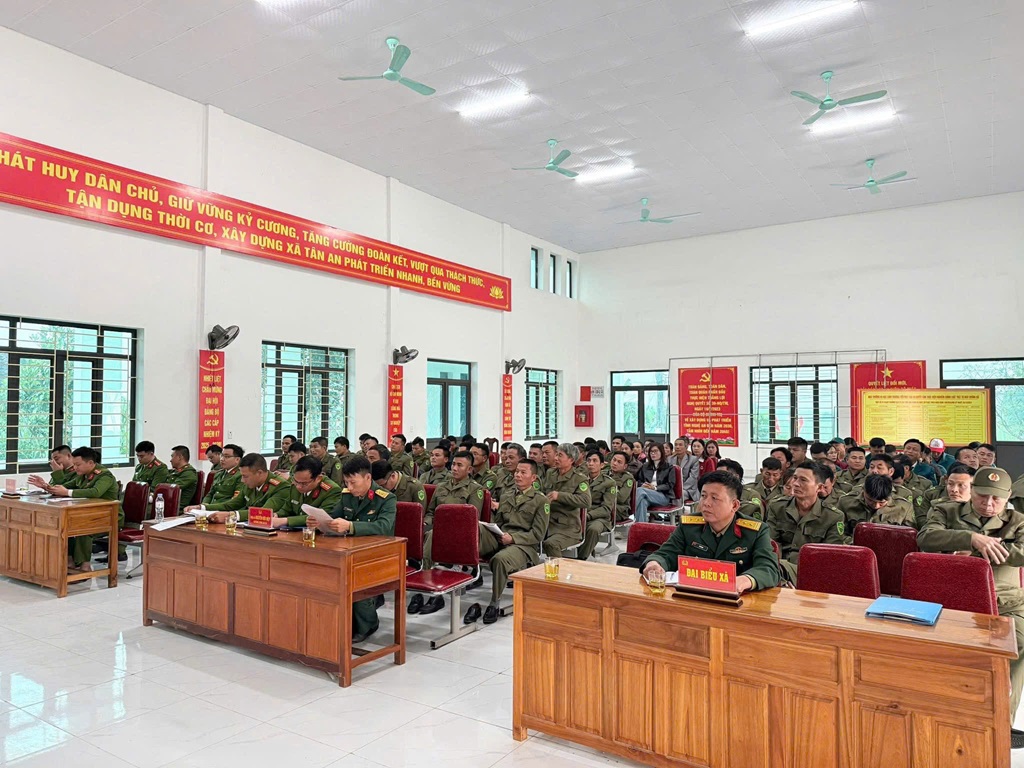 Công an xã Tân An triển khai phương án bảo đảm ANTT phục vụ bầu cử