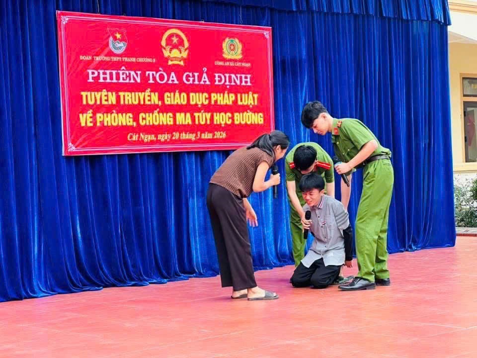 Tăng cường tuyên truyền pháp luật về phòng, chống ma túy qua phiên tòa giả định