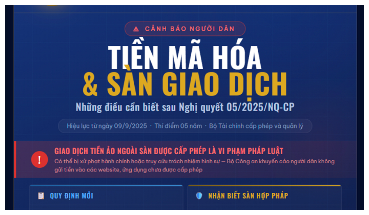 Cảnh báo rủi ro khi giao dịch tiền mã hóa, sàn tiền ảo