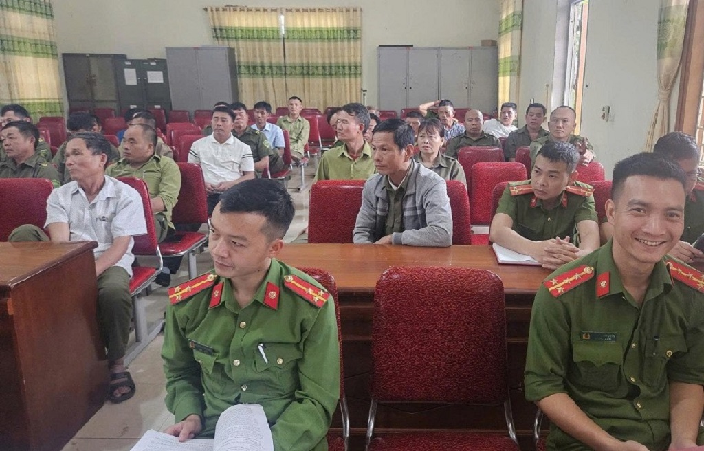 Công an xã Kim Bảng tổ chức Hội nghị triển khai công tác đảm bảo ANTT Lễ hội Đền Bạch Mã năm 2026