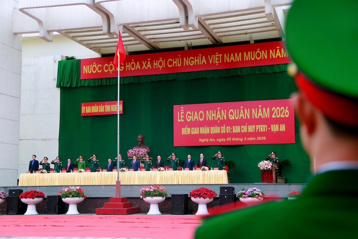 Lễ giao nhận quân năm 2026
