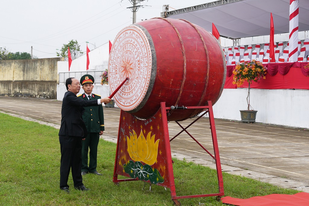 Đồng chí Bùi Thanh An – Ủy viên Ban Thường vụ Tỉnh ủy, Phó Chủ tịch Thường trực UBND tỉnh phát biểu tại buổi lễ.
