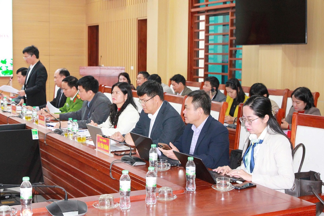 Đại biểu tham dự buổi kiểm tra