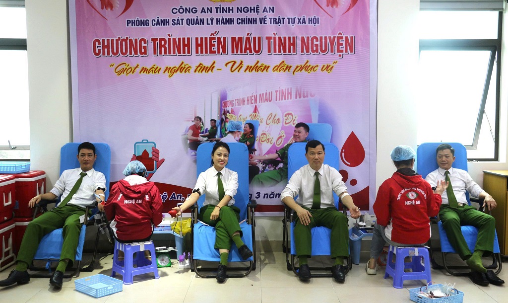 Ban tổ chức thu được 120 đơn vị máu