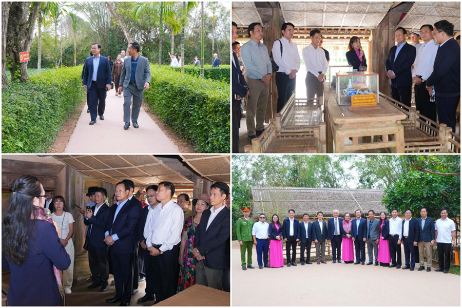 Tham quan quê nội, quê ngoại của Chủ tịch Hồ Chí Minh