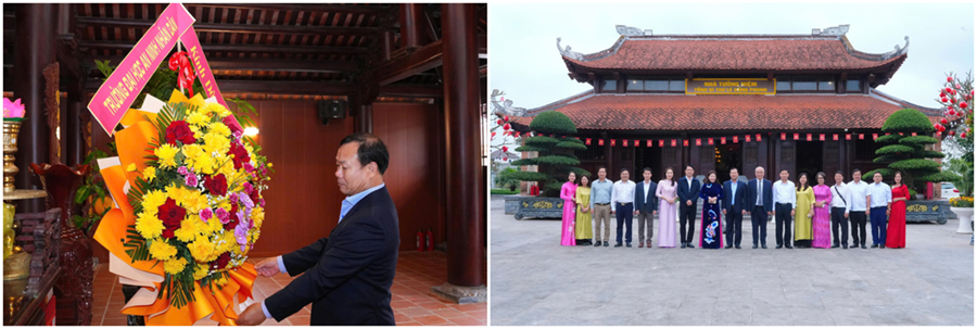 Thăm Nhà tưởng niệm Tổng Bí thư Lê Hồng Phong