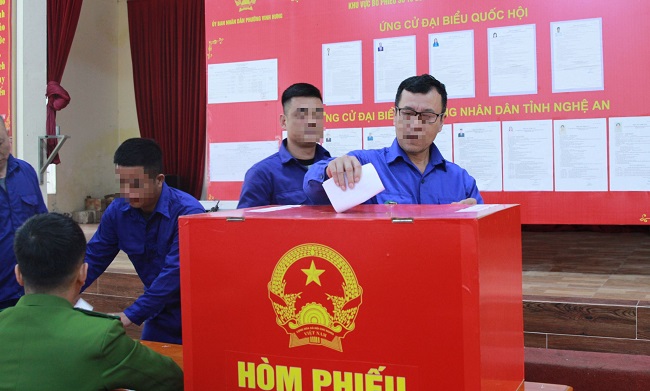 Học viên cai nghiện thực hiện quyền và nghĩa vụ bầu cử