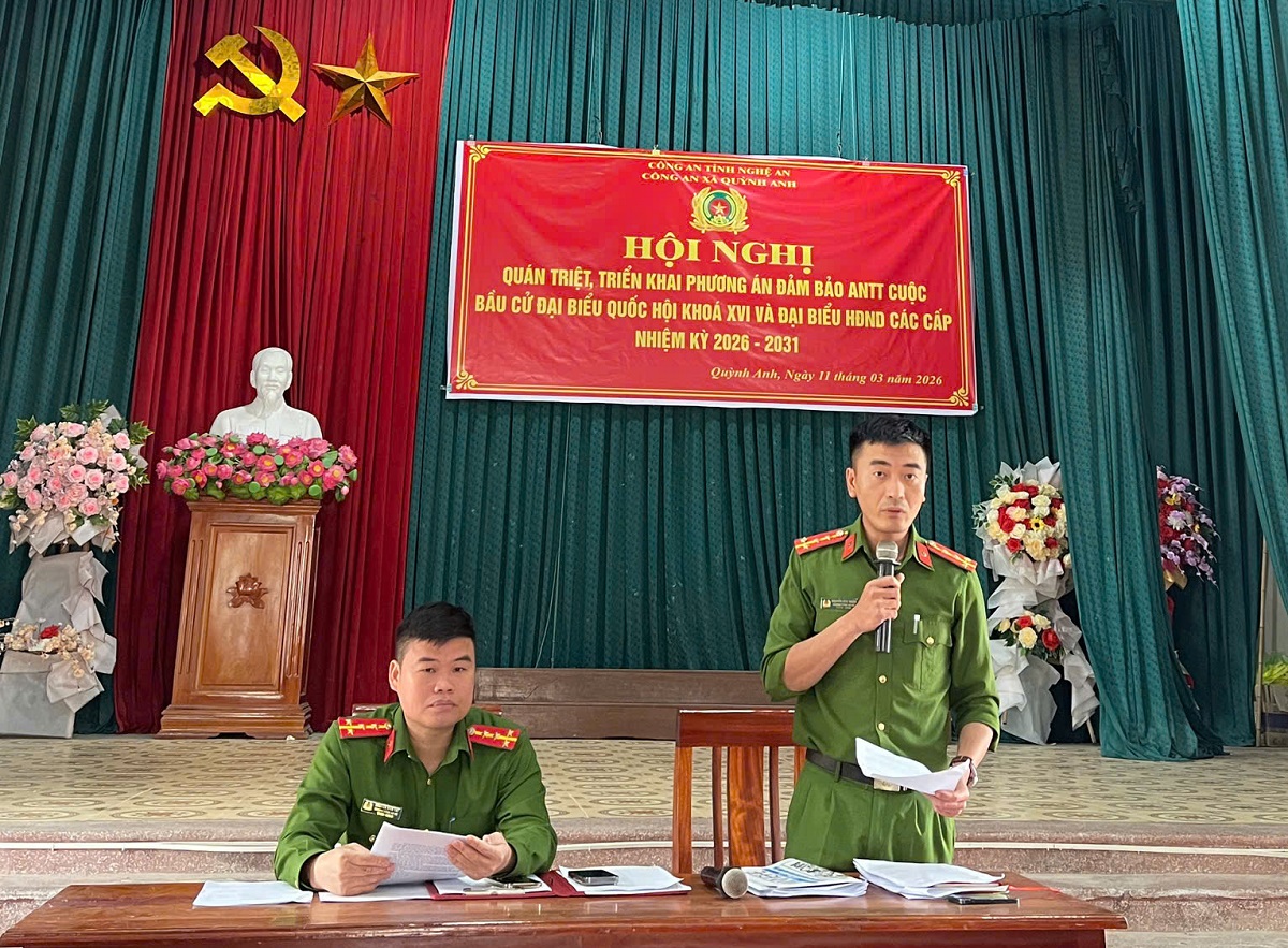 Hội nghị triển khai nhiệm vụ, phương án đảm bảo an ninh, trật tự và y tế