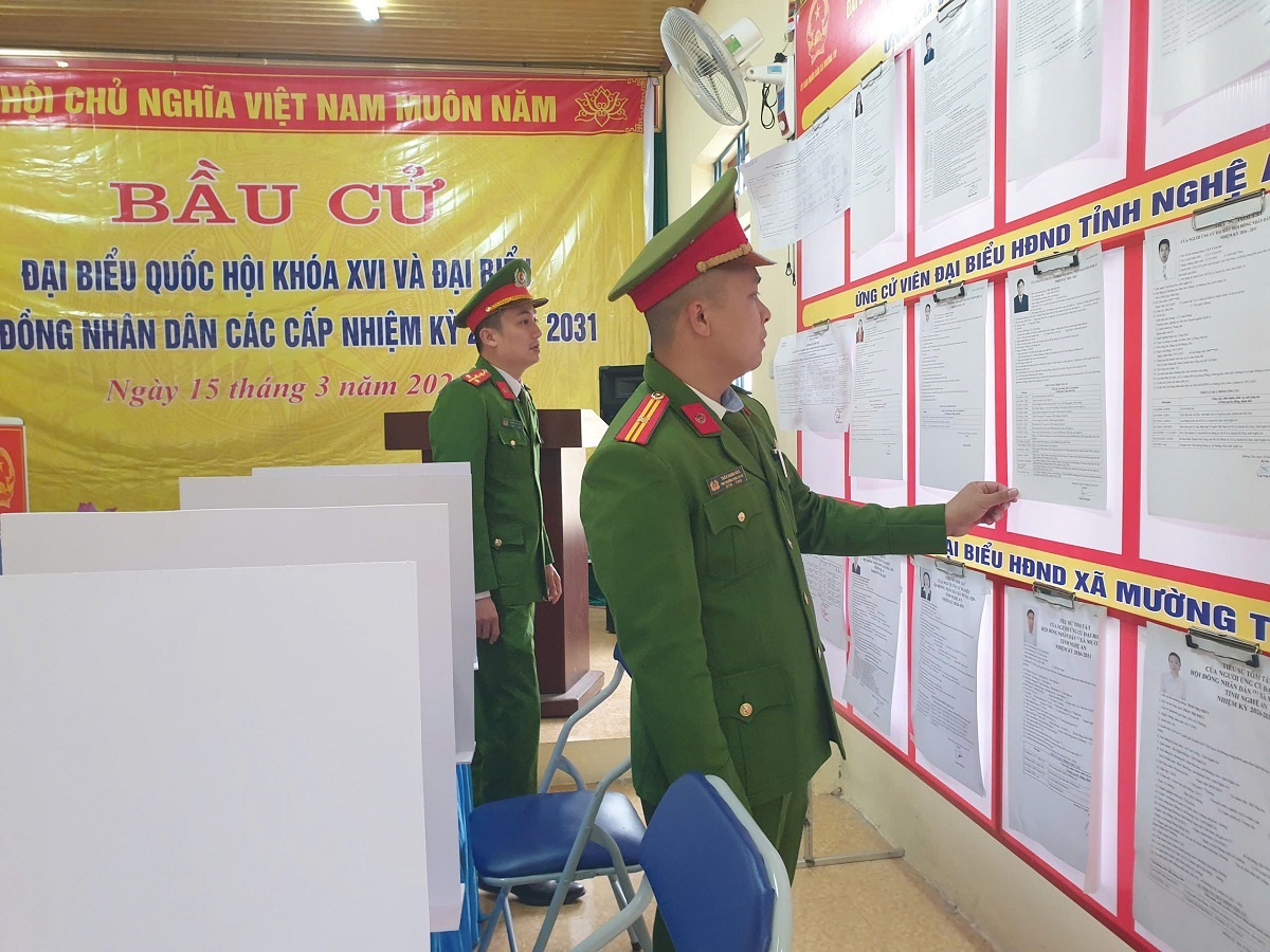 Bảo đảm an ninh, an toàn phục vụ bầu cử