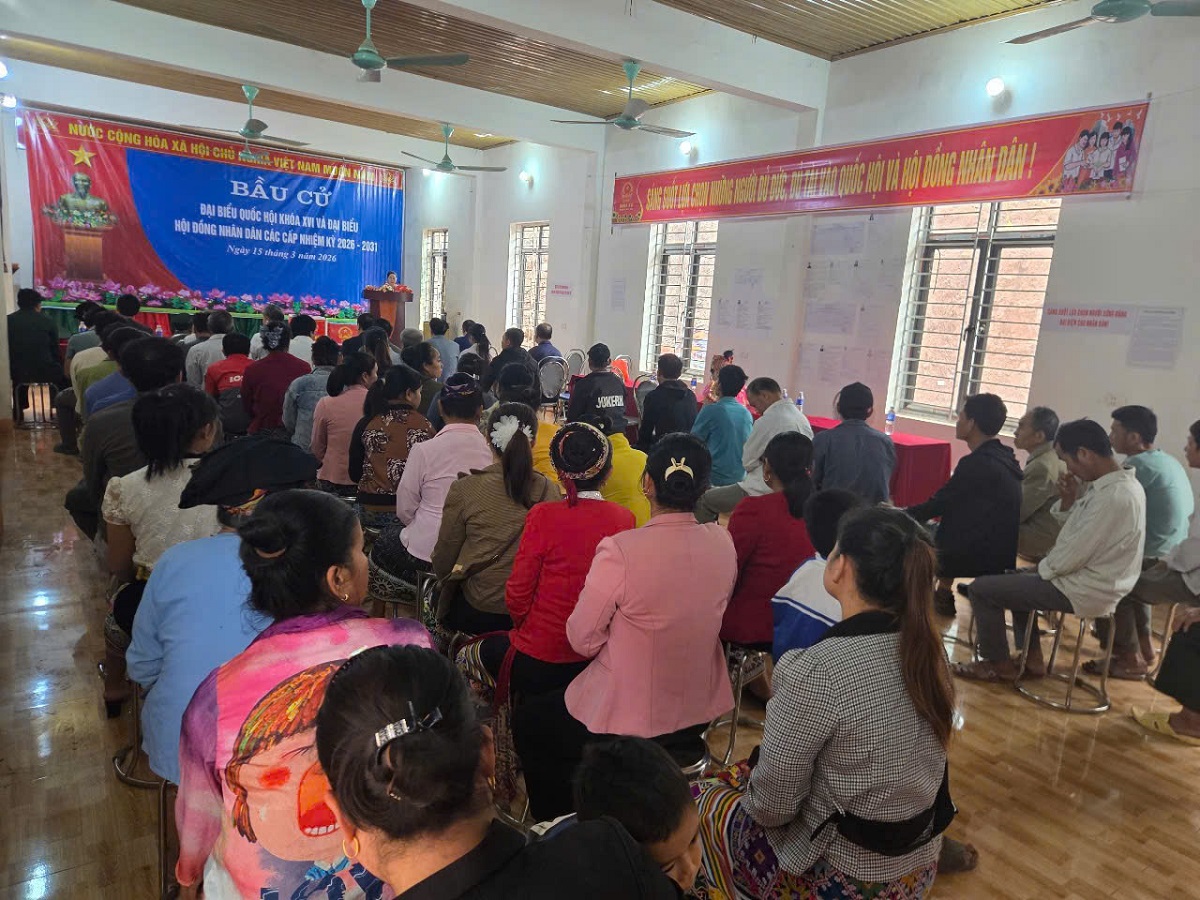 Đông đảo cử tri tham gia bầu cử