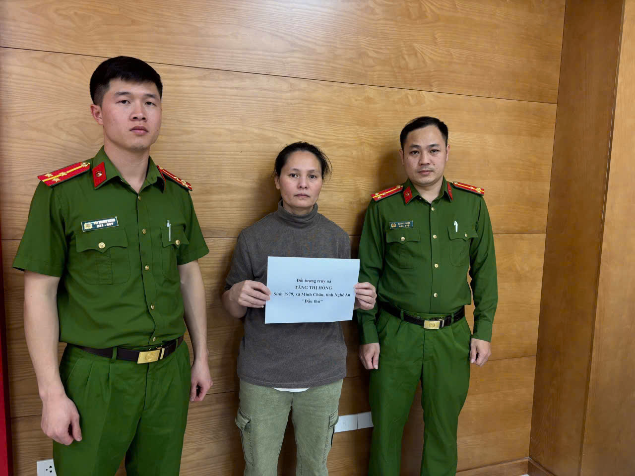 Đối tượng tại Cơ quan Công an