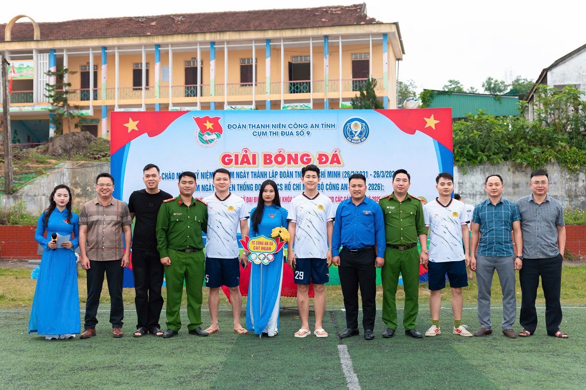 Giải bóng đá Cụm thi đua số 9 Đoàn thanh niên Công an tỉnh