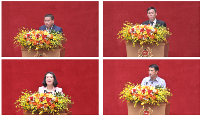 Các đại biểu trình bày tham luận tại Hội nghị