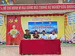 Công an phường Vinh Hưng tuyên truyền pháp luật về trật tự ATGT tại Trường THCS Nghi Liên