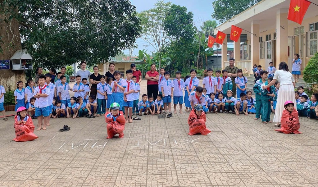 Công an xã Tân An tổ chức chương trình 