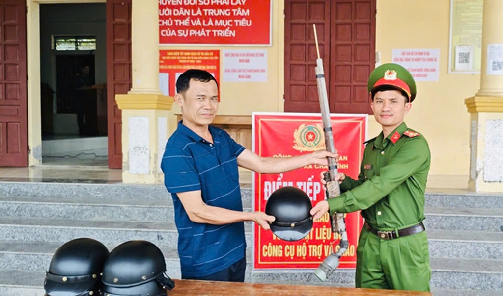 Công an xã Châu Bình ra mắt mô hình dân vận khéo