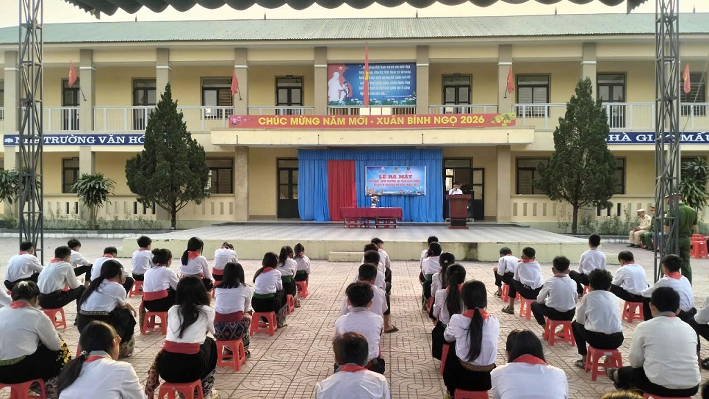 Công an xã Sơn Lâm phối hợp ra mắt mô hình 