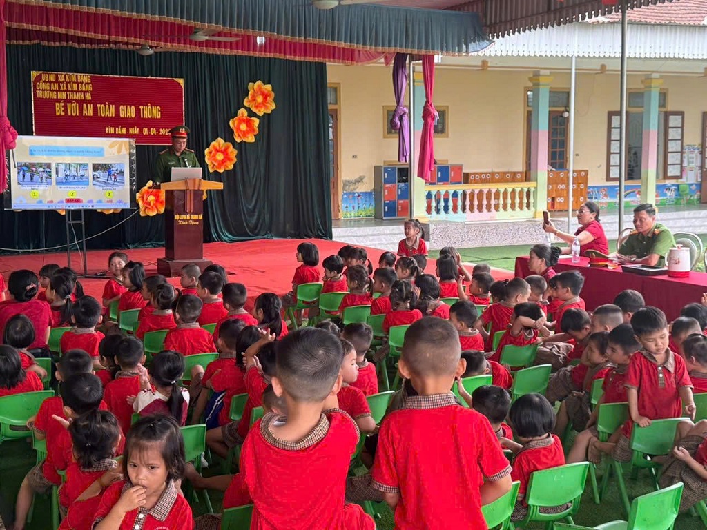 Công an xã Kim Bảng phối hợp tổ chức Hội thi 