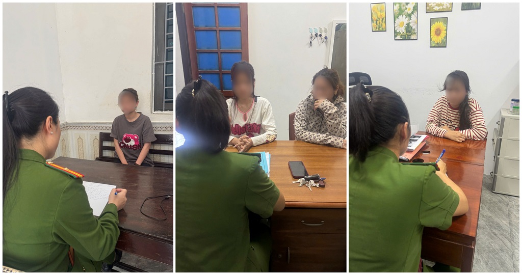 Công an phường Thành Vinh xác minh, làm rõ vụ nhóm thiếu niên xô xát trên đường Đặng Tất