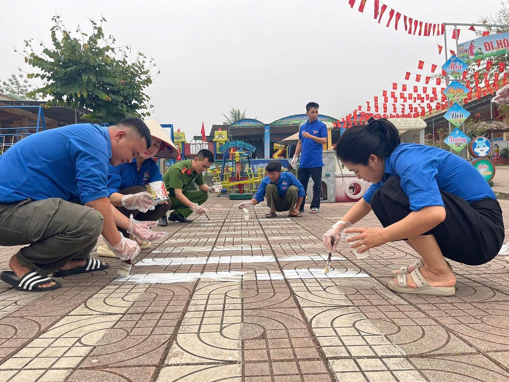 Kẻ vạch chỉ dẫn đỗ xe