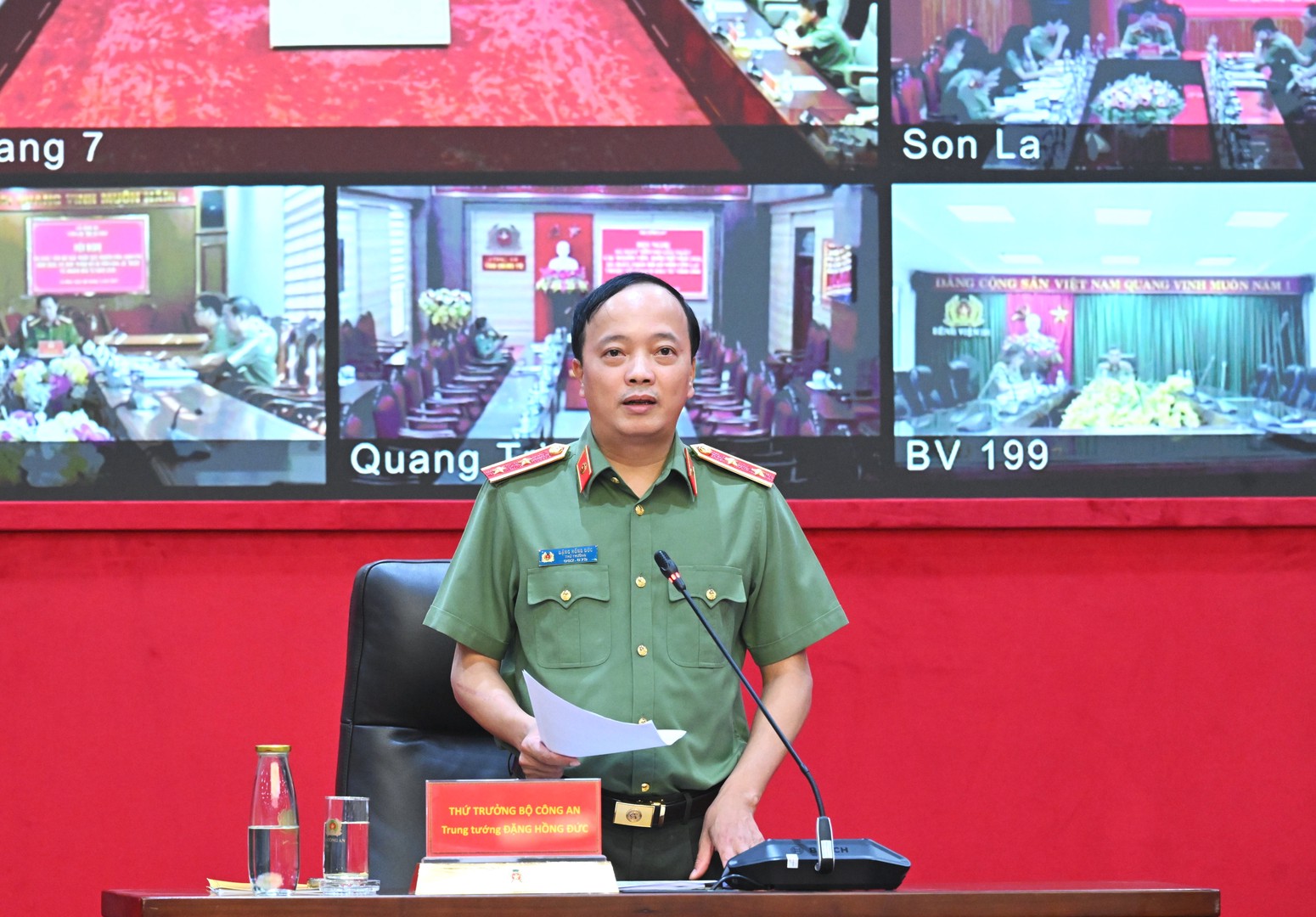 Thứ trưởng Đặng Hồng Đức phát biểu tại Hội nghị