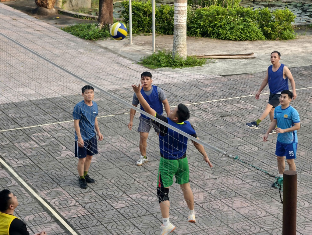 Công an xã Phúc Lộc tổ chức giải bóng chuyền
