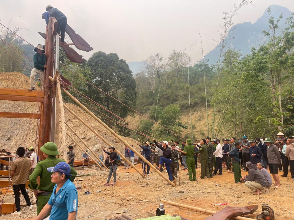 Xã Mỹ Lý là một trong những địa phương chịu ảnh hưởng nặng nề sau đợt mưa, lũ lịch sử năm 2025