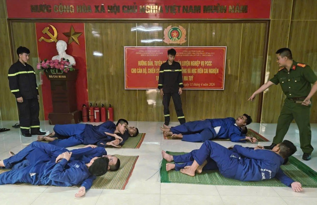 Học viên tập huấn PCCC