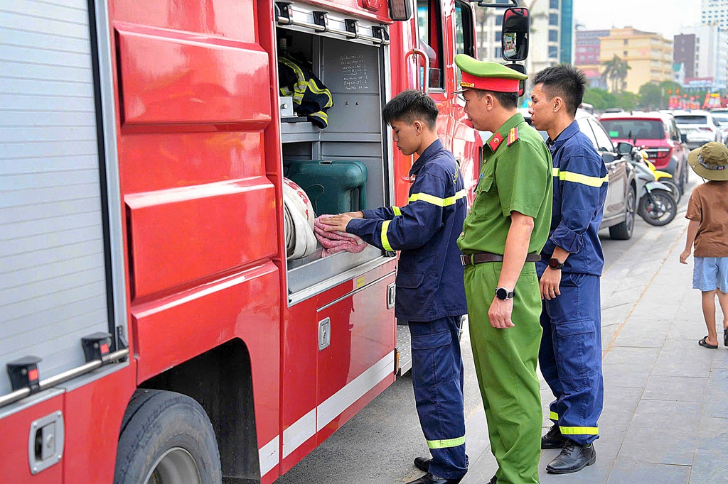 Lực lượng cứu hoả sẵn sàng cho mọi tình huống