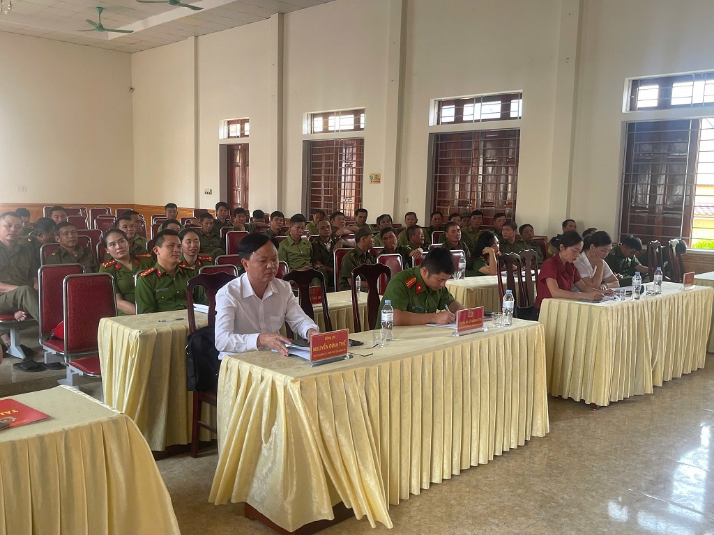 Công an xã Đại Huệ ra mắt 02 mô hình dân vận khéo về bảo đảm ANTT