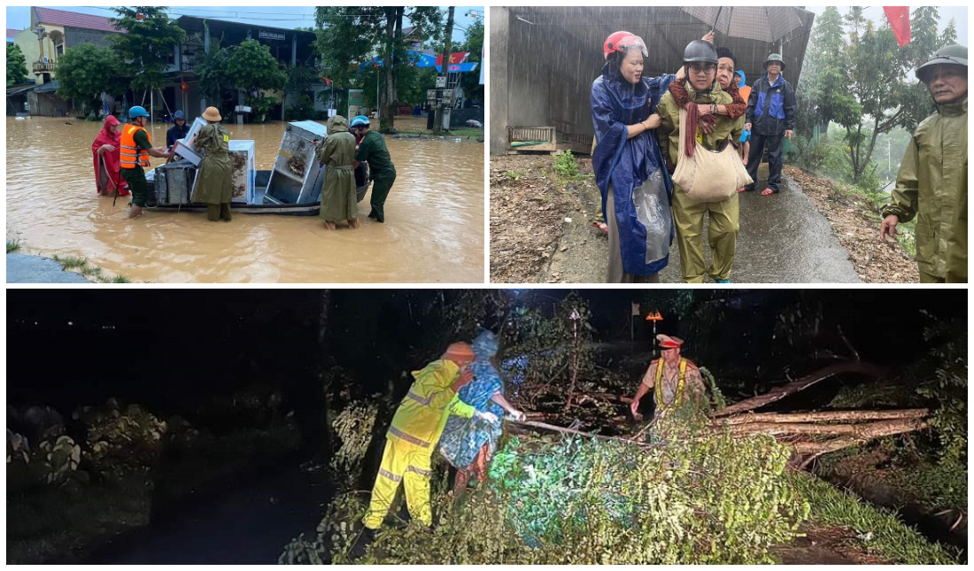 Công an Nghệ An: Khẩn trương giúp dân khắc phục hậu quả mưa lũ