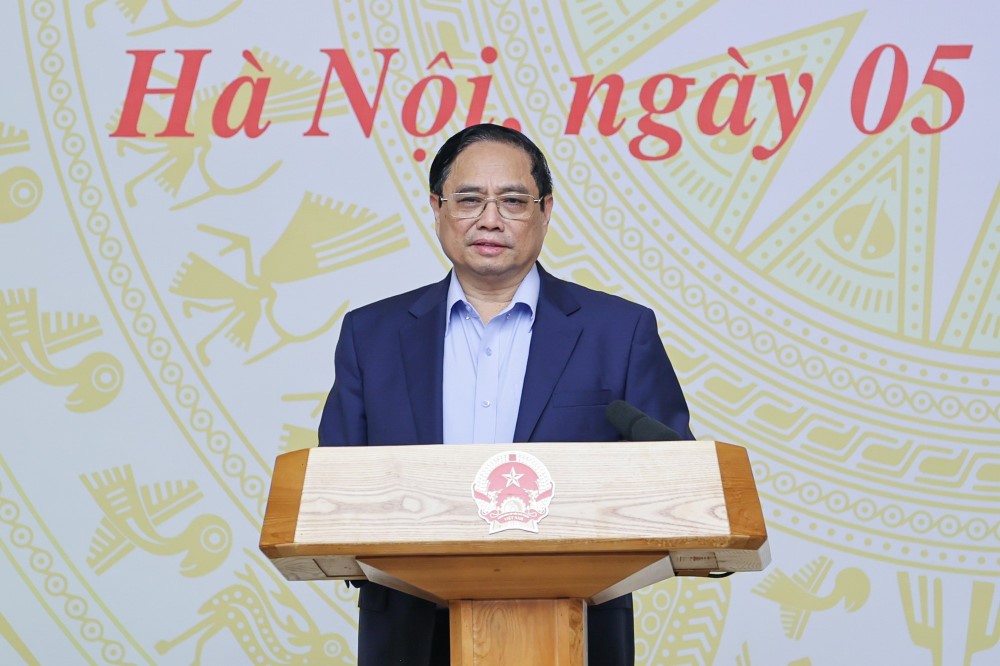 Đồng chí Phạm Minh Chính, Thủ tướng Chính phủ phát biểu tại Hội nghị