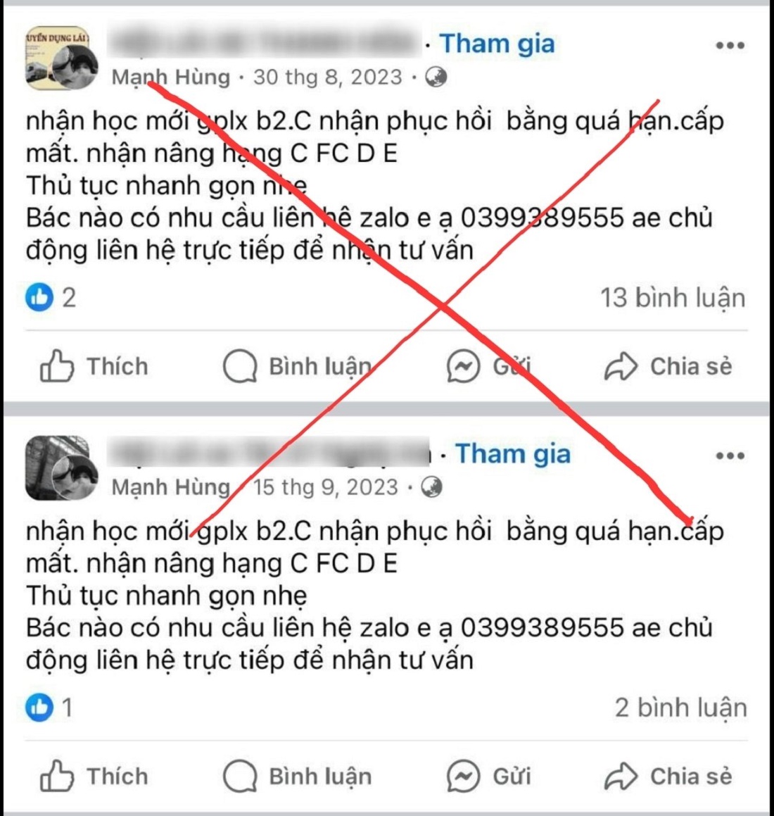 Nguyễn Văn Hùng và nội dung mà đối tượng “mời chào” trên mạng xã hội