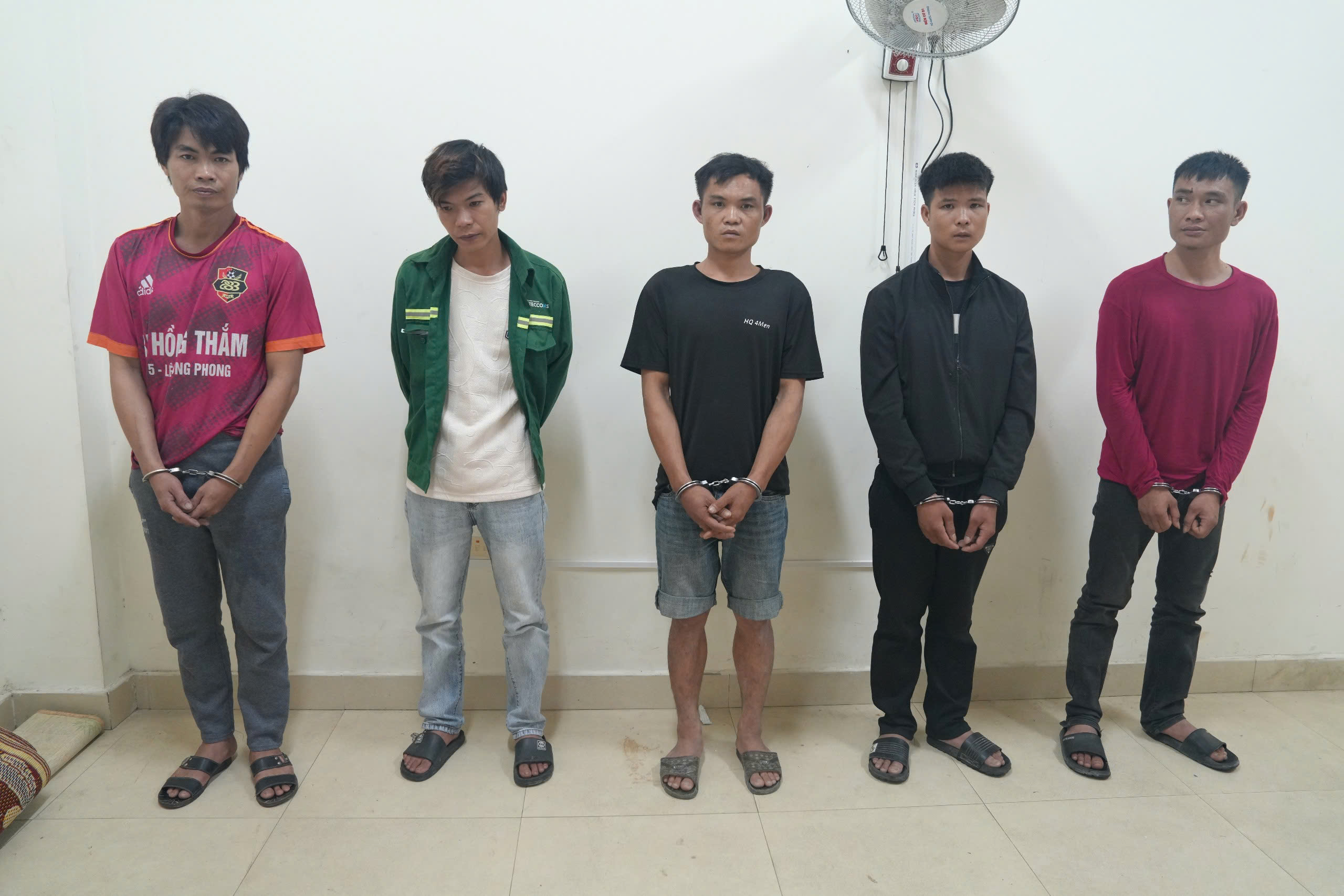 5 đối tượng cướp giật tài sản bị Cơ quan Công an bắt giữ