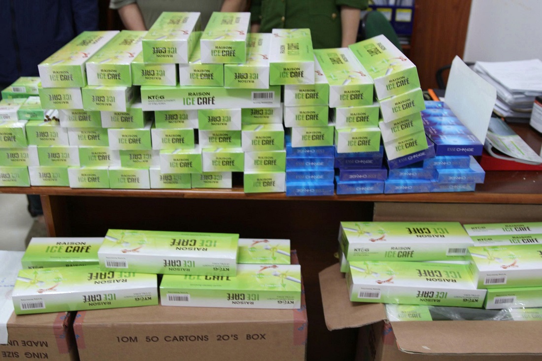 2.640 bao thuốc lá điếu nhập lậu bị thu giữ