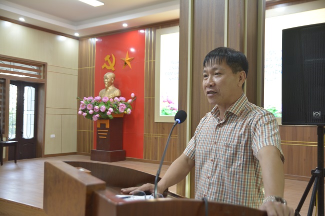 Đại diện Khu QLĐB II phát biểu