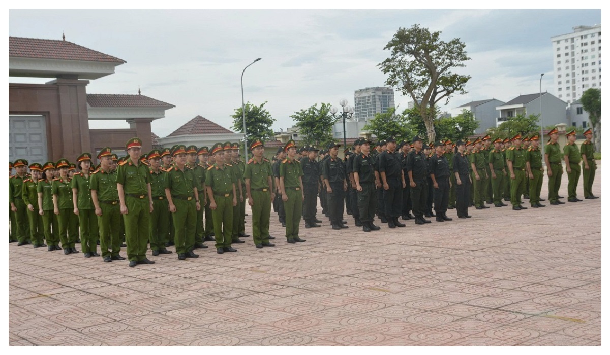 Cảnh sát cơ động tổ chức Lễ ra quân tấn công, trấn áp tội phạm, bảo đảm ANTT trước, trong và sau đại hội đảng các cấp