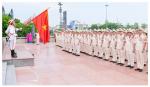 Công an Nghệ An: <em>dâng</em> <em>hoa</em>, báo công dâng Bác tại Quảng trường Hồ Chí Minh
