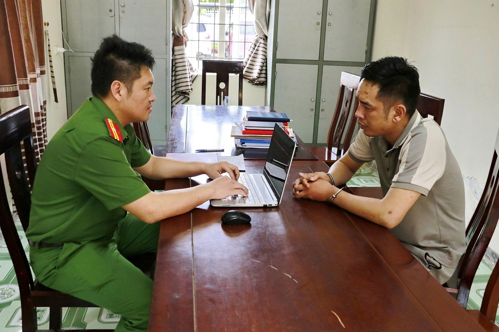 Võ Tuấn Anh tại Cơ quan Công an