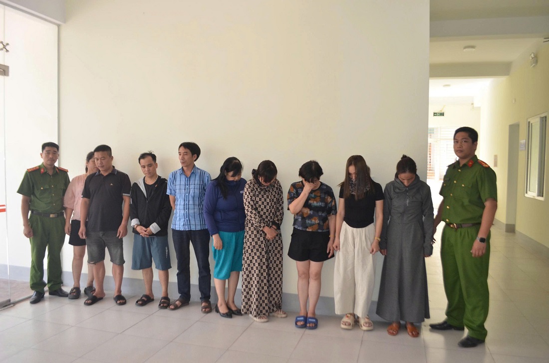 Các đối tượng tại Cơ quan Công an