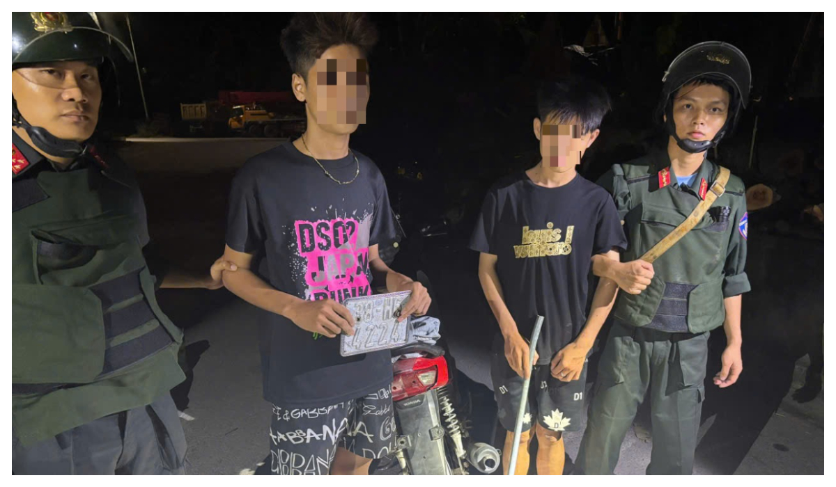 Phòng Cảnh sát cơ động phát hiện 05 vụ việc, bắt giữ 06 đối tượng có hành vi vi phạm pháp luật