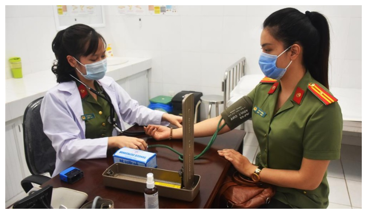 Biện pháp thực hiện bảo hiểm y tế đối với sĩ quan, hạ sĩ quan, chiến sĩ và học viên Công an nhân dân
