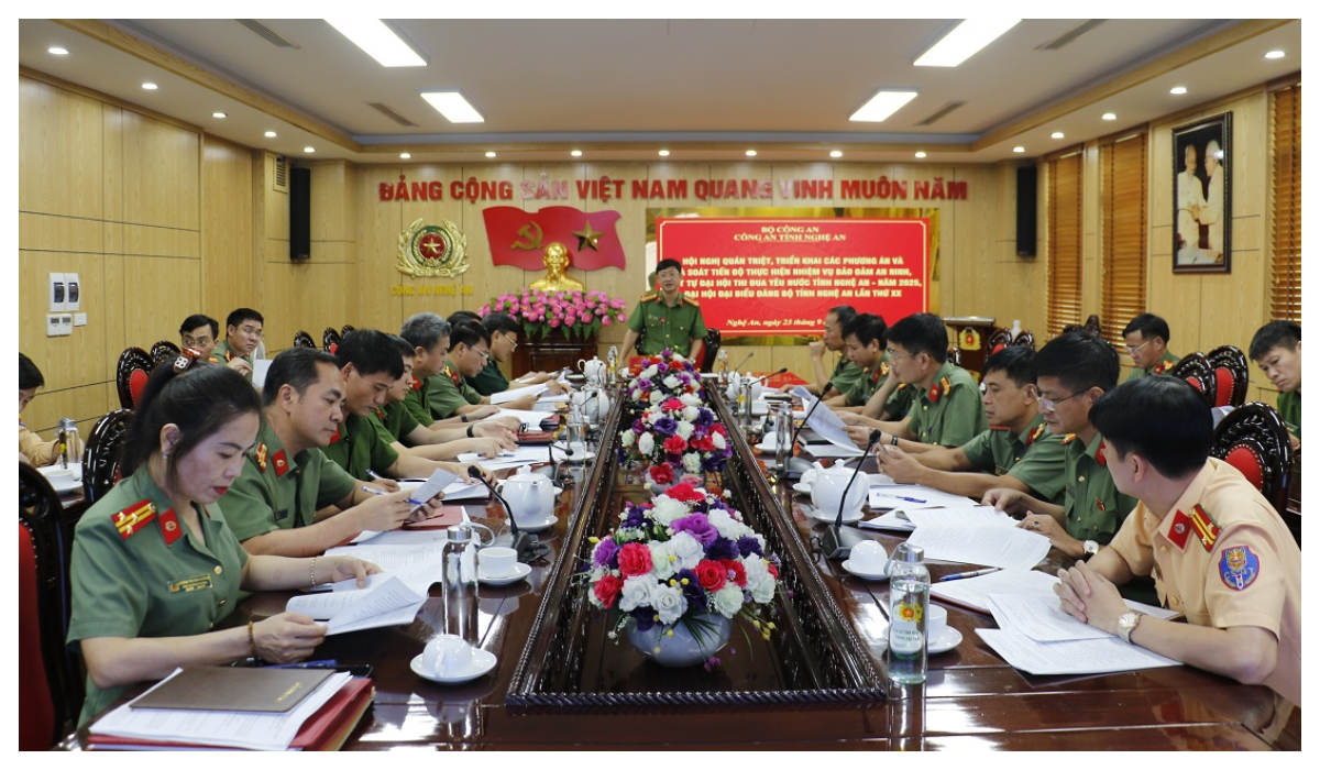 Đảm bảo tuyệt đối an ninh, an toàn cho các sự kiện chính trị lớn của tỉnh Nghệ An