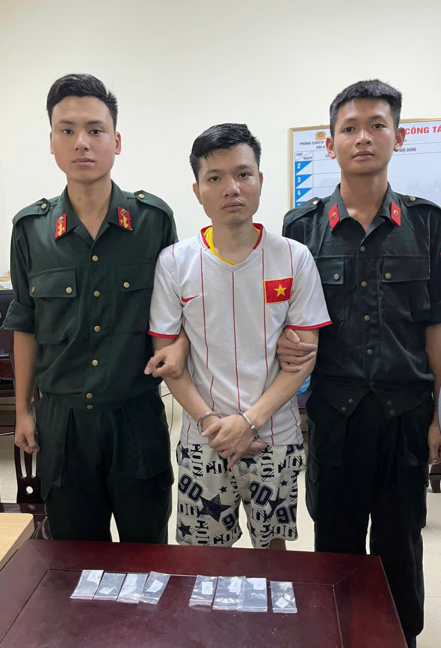 Đối tượng Đặng Danh Hiếu tại Cơ quan Công an