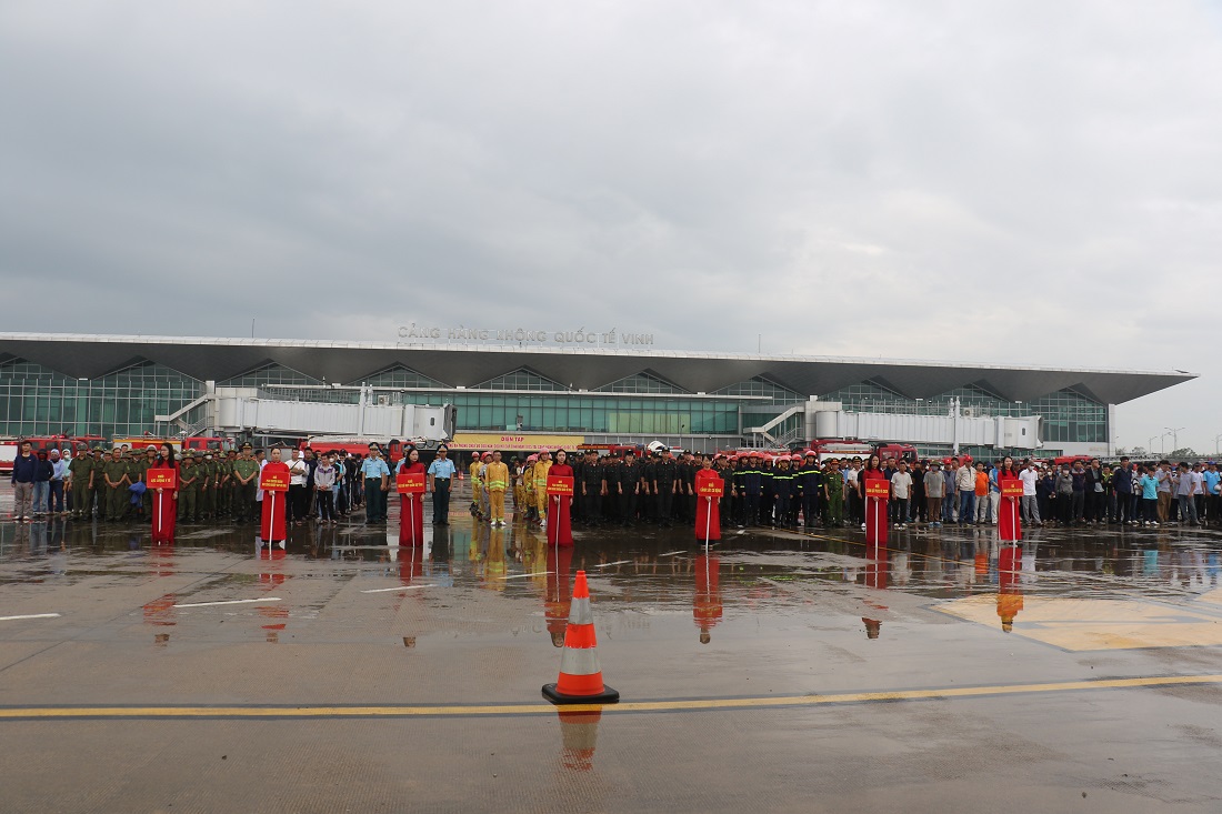 Các lực lượng tham gia buổi tổng duyệt