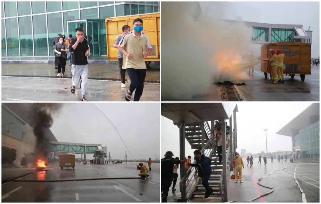 Lực lượng chữa cháy và CNCH tại chỗ xử lý tình huống phát sinh